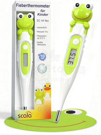 Bebe Basic Digital Thermometer with Flexible Tip Art.SC 44 Frog Digitālais termometrs ar mīksto uzgali