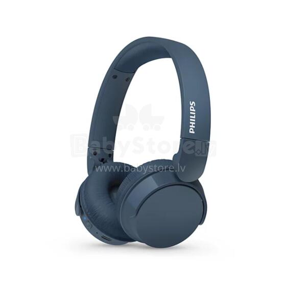 PHILIPS austiņas On-Ear ar Bluetooth, zilas