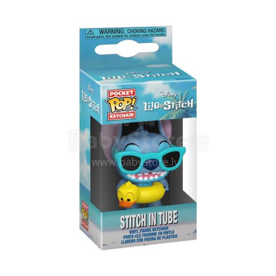 FUNKO POP! atslēgu piekariņš: Disney: Lilo & Stitch - Stitch in Tube​