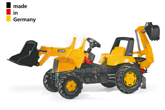 RollyJunior JCB Pedal Tractor 3–8 years