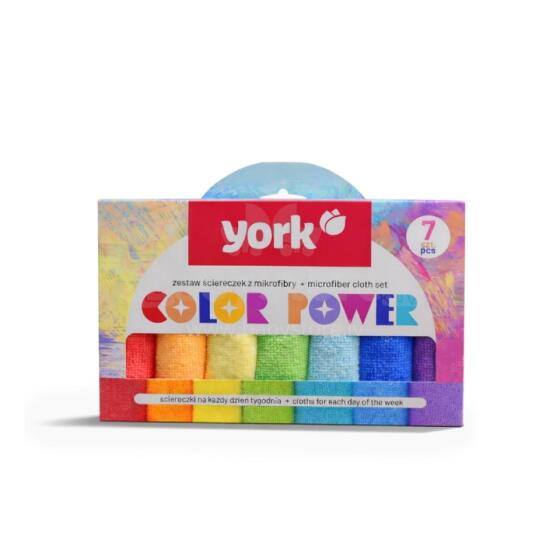 Microfiber cloth set Color Power 7 pcs.