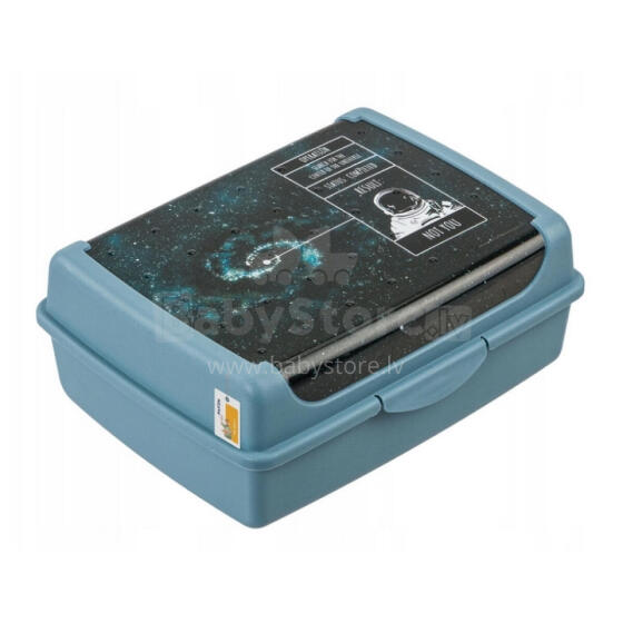 Food storage container deco-click-box midi 1L Carla &amp;quot;Cosmos&rdquo; 17x13x7cm blue