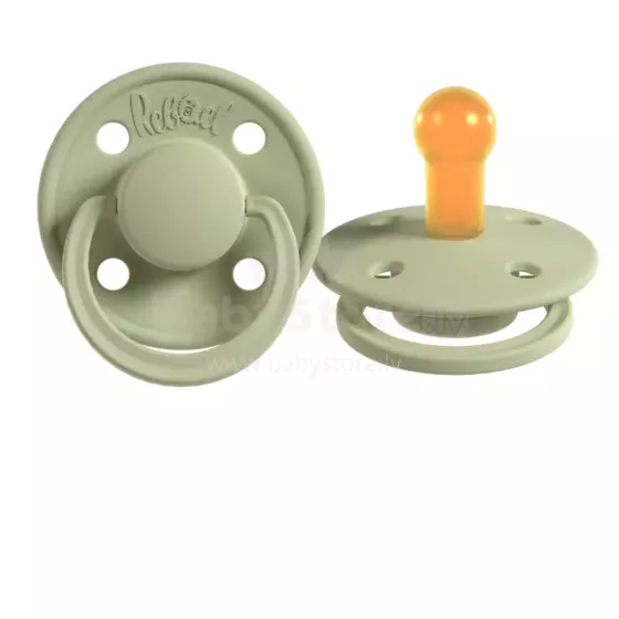 Rebael Natural Rubber Round Latex Art.292017 Laurel   Pacifier (nipple) made of 100% natural rubber 0-6 months (1 pcs.)