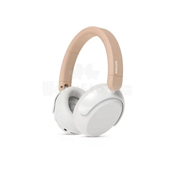 PHILIPS on-ear austiņas ar Bluetooth bērniem, balta/dzintara