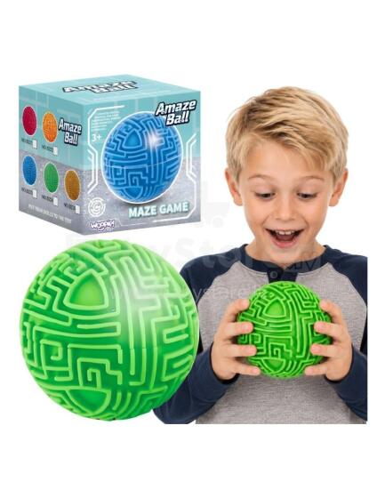 WOOPIE Zaļā bumba 3D labirinta veiklības spēle Amaze Ball