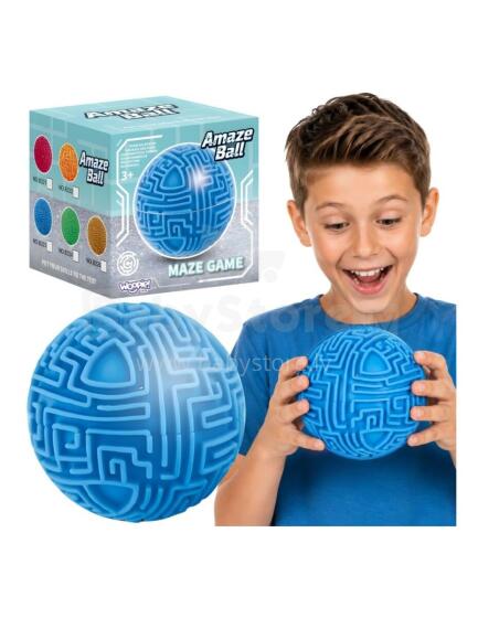 WOOPIE Zilā Bumba 3D Mīklu Prasmes Spēle Amaze Bumba