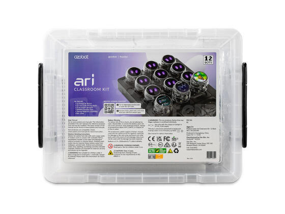 Ozobot Ari Klases Komplekts 12 iepakojumi