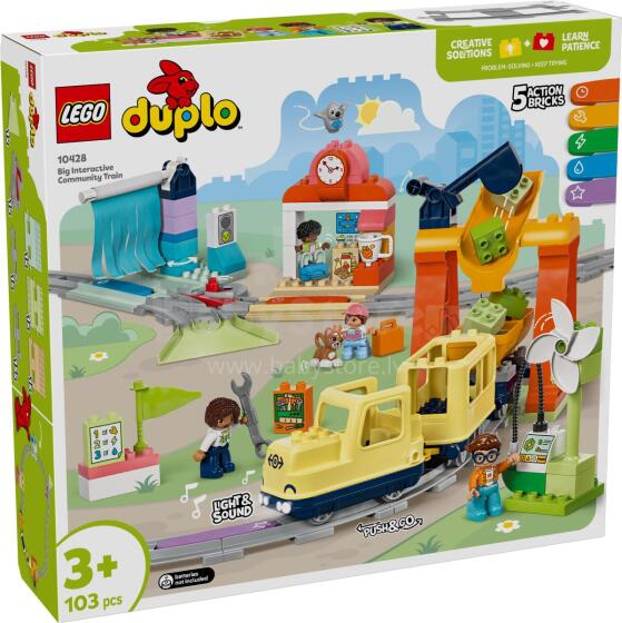 LEGO DUPLO Большой интерактивный общественный поезд