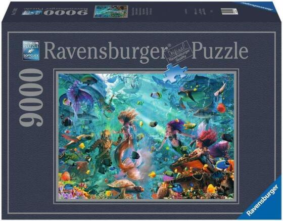 Ravensburger puzle 9000 gabali zemūdens karaliste