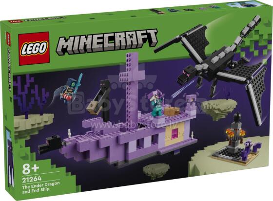 LEGO Minecraft Дракон Края и Корабль Края