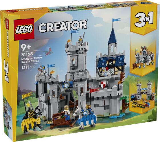 LEGO Creator Viduslaiku Zirgu Bruņinieku Pils