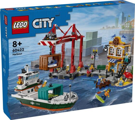 LEGO City Jūras Osta ar Kravas Kuģi