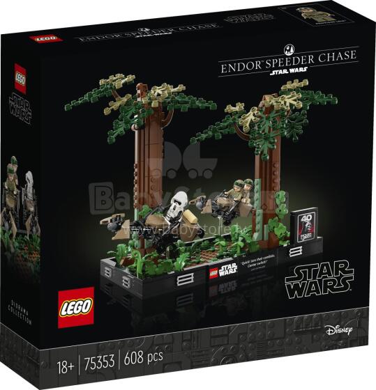 LEGO Star Wars Endor Speeder Chase Diorama