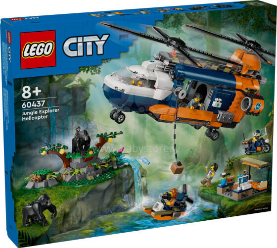LEGO City Jungle Explorer Helicopter at Base Camp