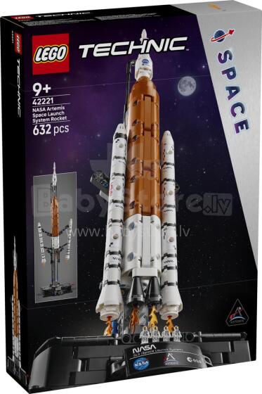 LEGO Technic NASA Artemis kosmosa palaišanas sistēmas raķete