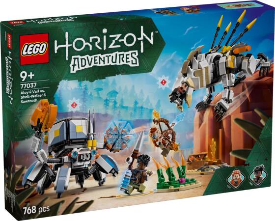 LEGO Horizon Алой и Варл против Шелл-Уокера и Пилозуба