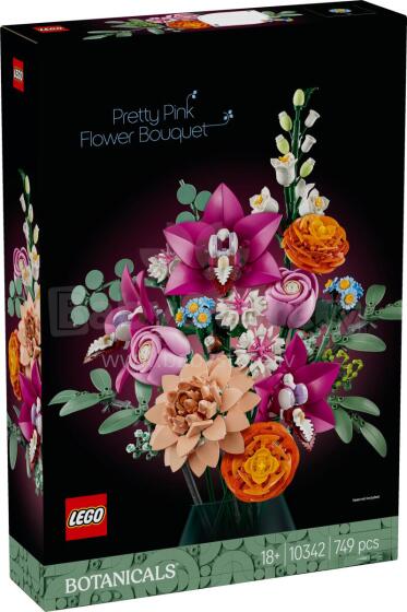 LEGO Botanicals Pretty Pink Flower Bouquet