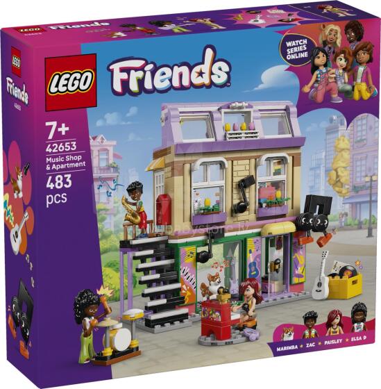 LEGO Friends Музыкальный Магазин и Квартира
