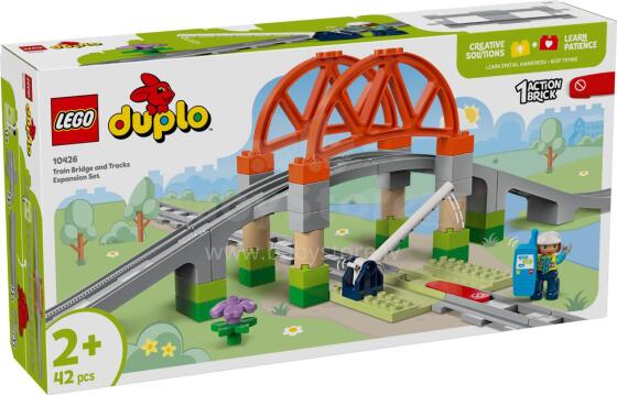 LEGO DUPLO Vilciena Tilta un Sliežu Paplašināšanas Komplekts