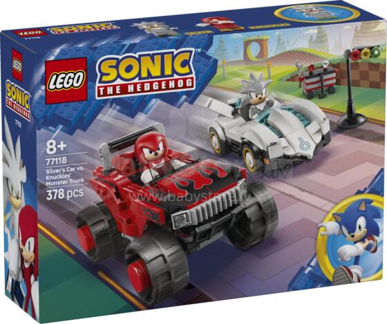LEGO Sonic Silver's Car vs. Knuckles' Monster Truck