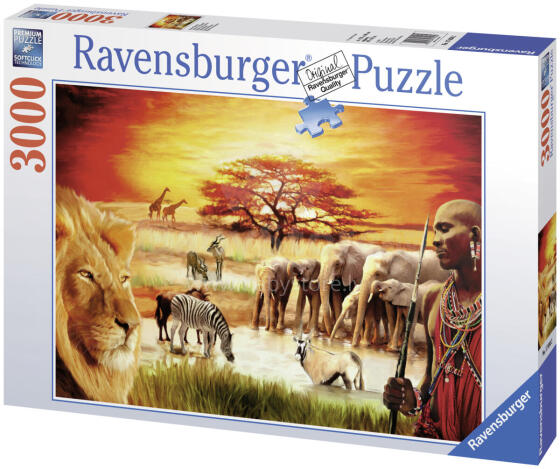 Пазл Ravensburger 3000 деталей Животные саванны