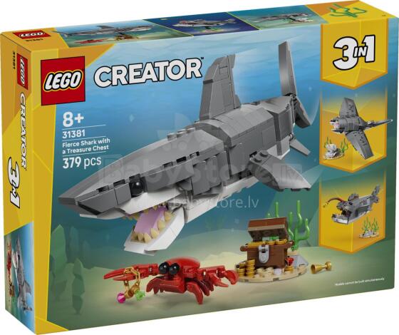 LEGO Creator Ужасная акула с сокровищами