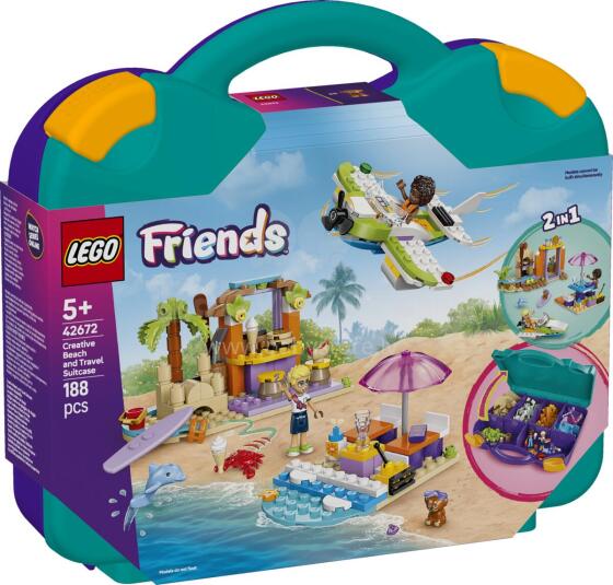 LEGO Friends Creative Beach and Travel Suitcase toy set