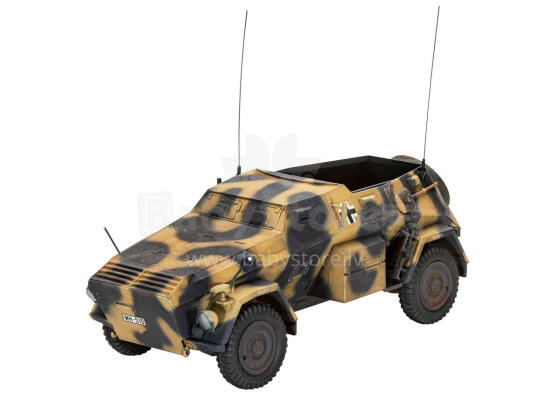 Revell plastmasas modeļa vācu komandieru bruņotais transports Sd.Kfz.247 Ausf.B 1:35