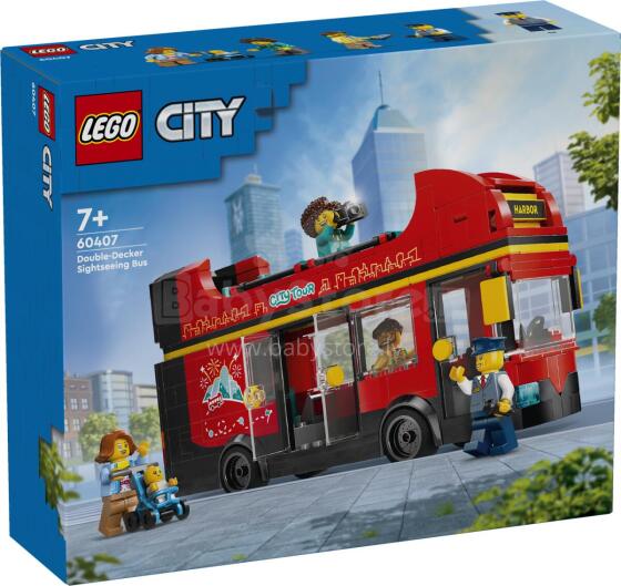 LEGO City Red Double-Decker Sightseeing Bus