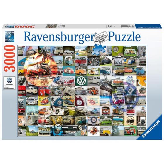Пазл Ravensburger 3000 деталей 99 VW Campervan Moments