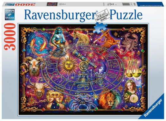 Ravensburger puzle 3000 gabali Zvaigžņu zīmes
