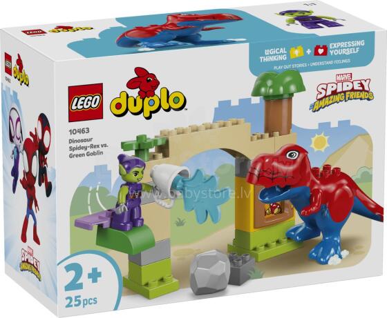 LEGO DUPLO Disney Динозавр Спайди-Рекс против Зеленого Гоблина