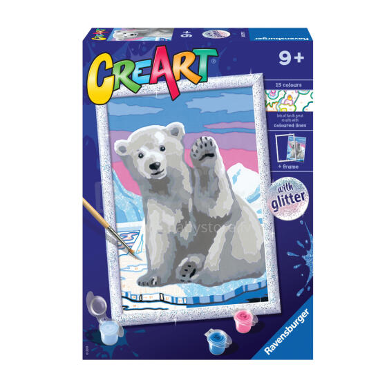 Ravensburger Krāsošana pēc numuriem Polārlācis
