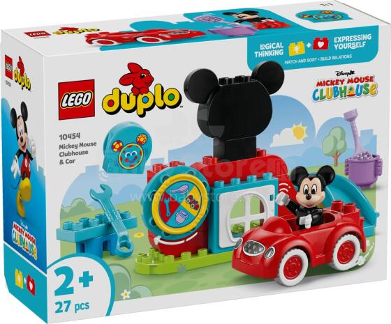 LEGO DUPLO  Микки Маус Клуб и Машина