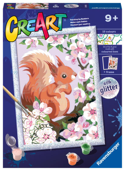 
Ravensburger Рисуй по номерам Весенний белка