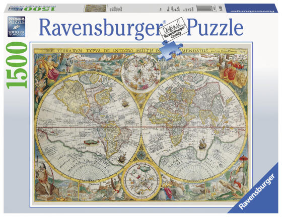 Пазл Ravensburger 1500 деталей Древняя карта