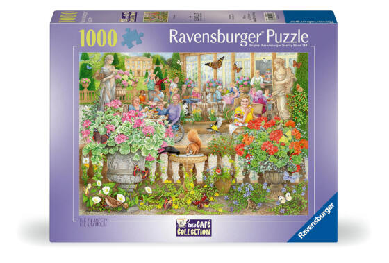 Ravensburger puzzle 1000 pc Cafe in the middle of nature