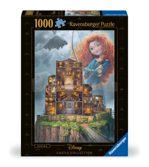 Ravensburger puzle 1000 gab. Disneja Meridas pils
