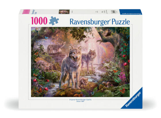 Ravensburger puzle 1000 gabali Vasaras vilki

