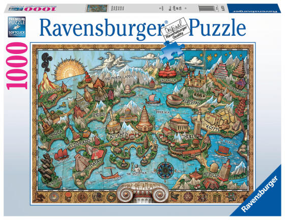 Пазл Ravensburger 1000 шт Атлантис