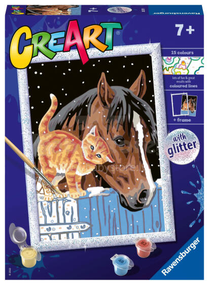 Ravensburger Рисуй по номерам Друзья из конюшни