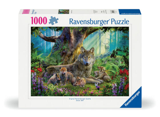 Ravensburger Puzzle 1000 pc Wolves in the Forest