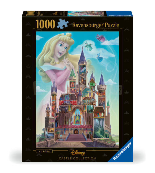 Ravensburger puzle 1000 gabali Disney's Auroras pils