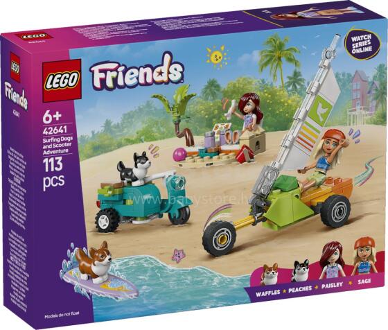 LEGO Friends Surfing Dogs and Scooter Adventure