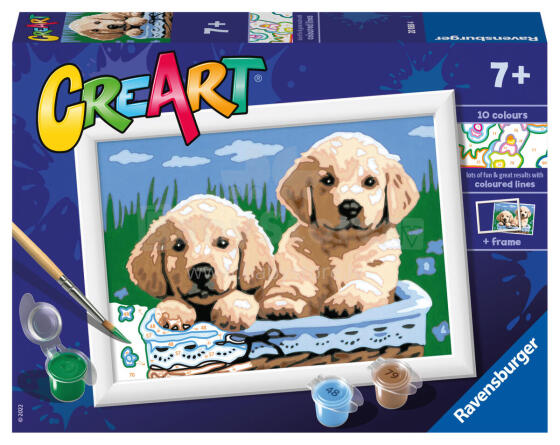 
Ravensburger Paint by Numbers Cute Puppies