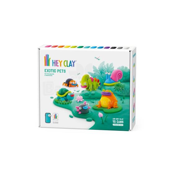 HEY CLAY Моделирующая глина 15 шт: Экзотические животные