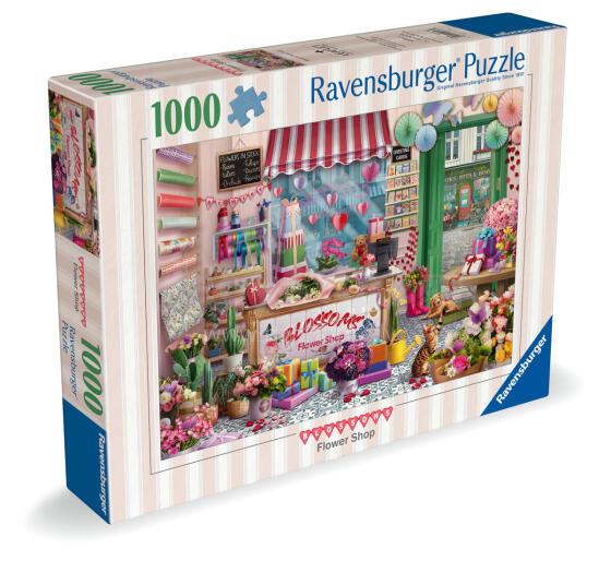 Пазл Ravensburger 1000 деталей: Цветочный магазин "Блоссомс"