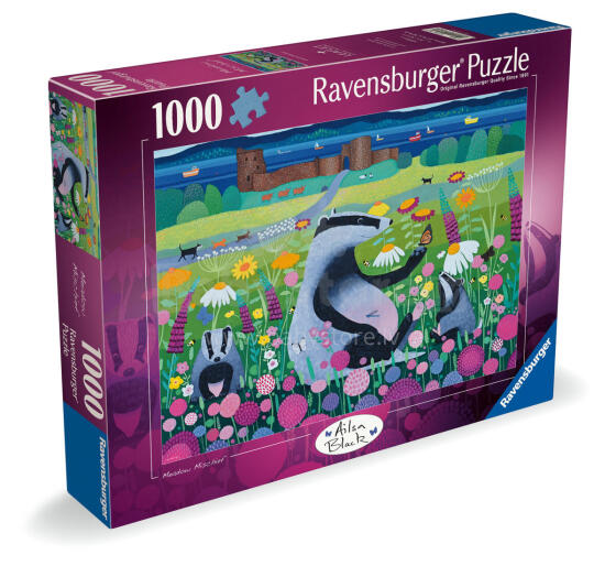Пазл Ravensburger 1000 деталей: Луговые шалости