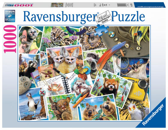 Ravensburger puzle 1000 gab. Ceļotāja foto albums