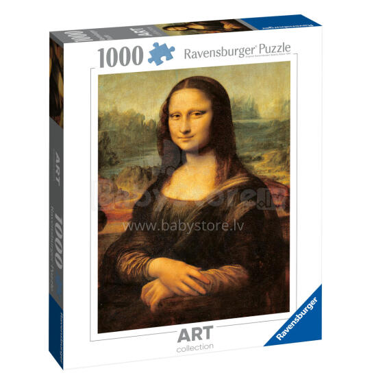 Пазл Ravensburger 1000 деталей: Да Винчи Мона Лиза